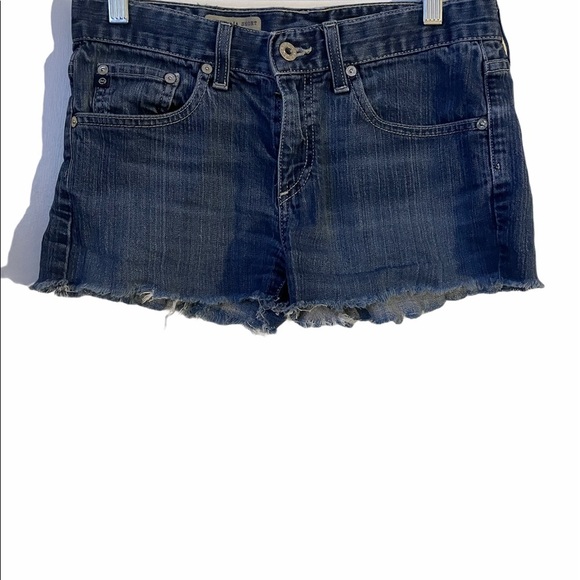 AG Adriano Goldschmied Gemma shorts raw hem Size 25 - Picture 1 of 10